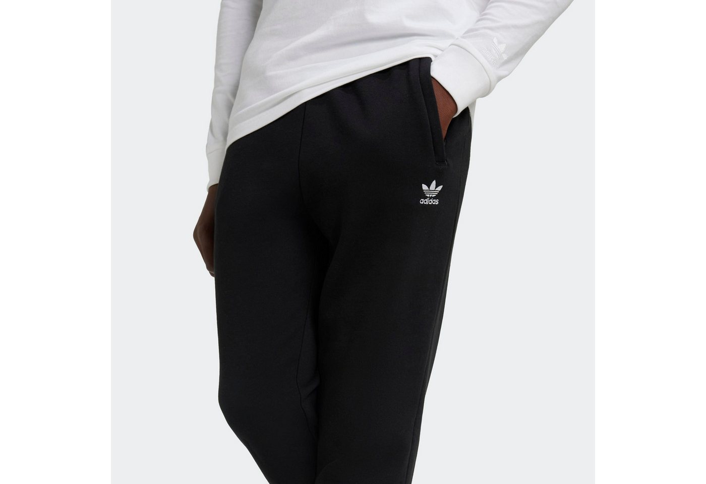 adidas Originals Sporthose für Kinder, mit Kordelverschluss, aus Baumwolle und Polyester