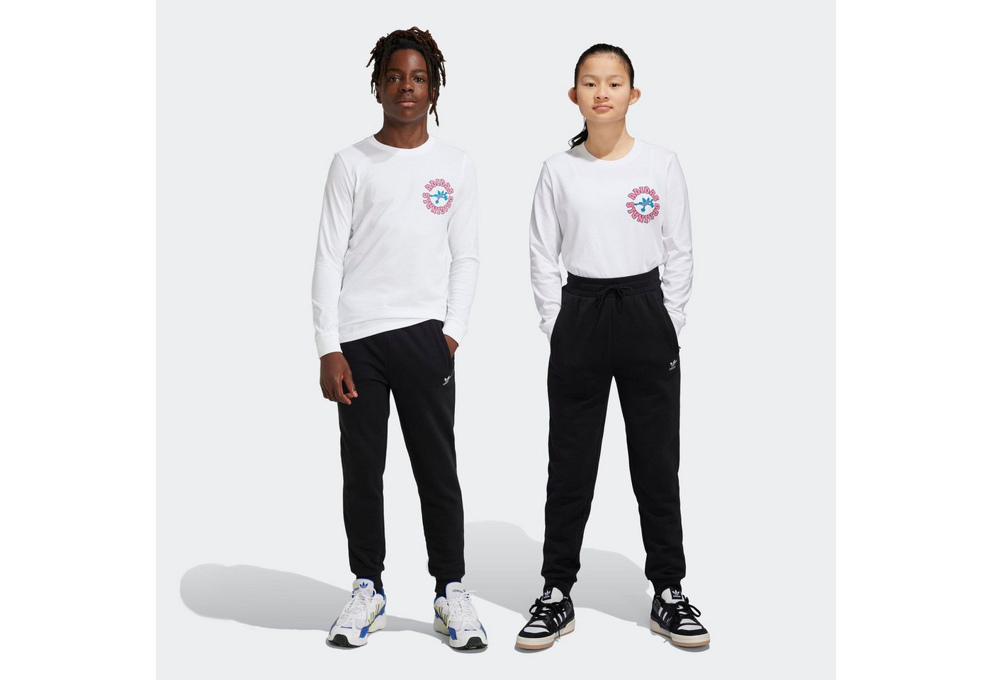 adidas Originals Sporthose für Kinder, mit Kordelverschluss, aus Baumwolle und Polyester Bild 5