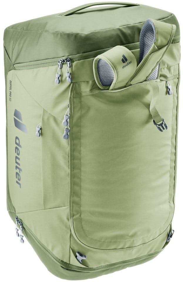 deuter Reisetasche Duffel Pro 60 L, tragbar als Reisetasche oder Rucksack, mit 60 Liter Volumen
