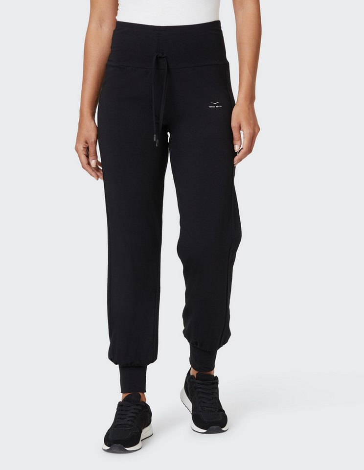Venice Beach Yogahose UMA schwarze Grundfarbe, aus Baumwolle, Modal und Elasthan Bild 4