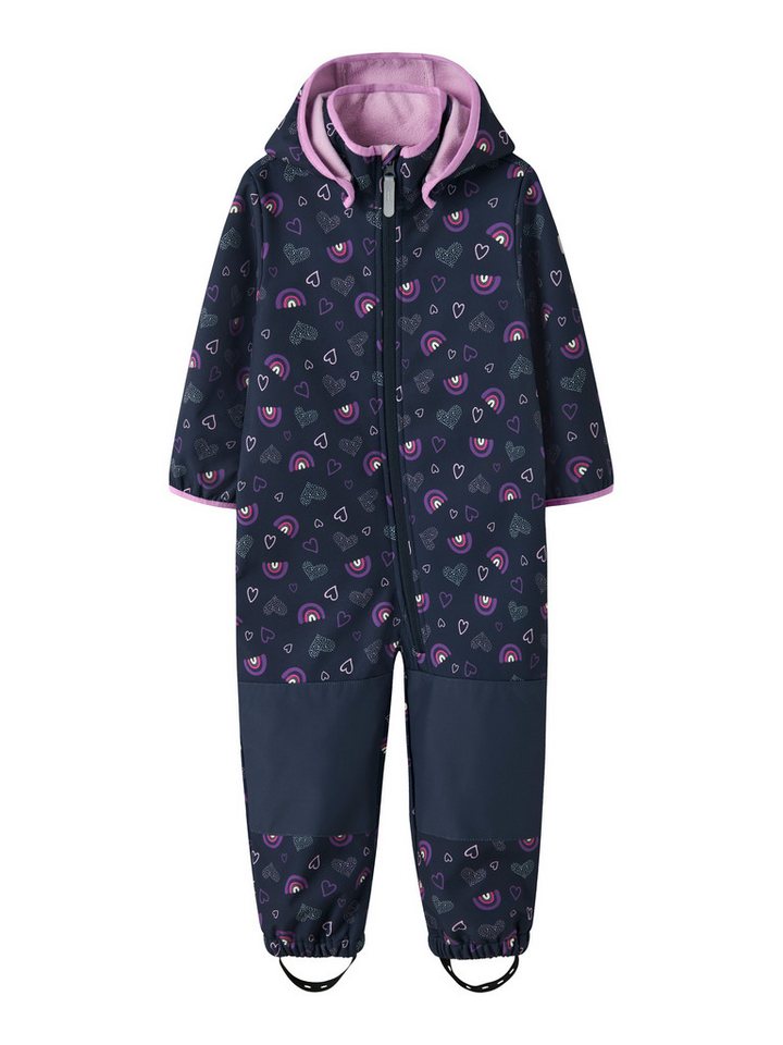 Name It Regenoverall NMFMALTA05 SUIT AOP FO Materialmix, wasserdicht, winddicht Bild 2