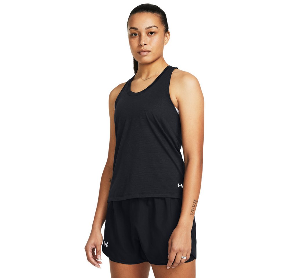Under Armour® Lauftop UA Launch Laufunterhemd für mit Rundhalsausschnitt, ärmelloses Design, in unifarbener Optik Bild 2