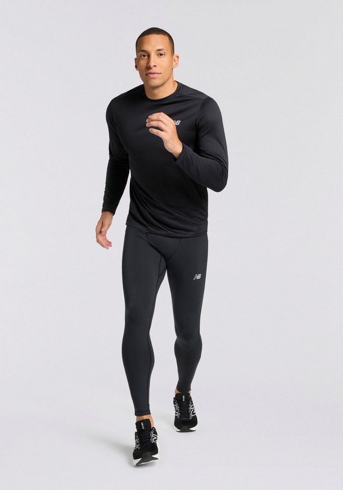 New Balance Laufshirt Sport Essentials Long Sleeve Langarm-Schnitt, mit Rundhalsausschnitt, unifarbenes Design Bild 4