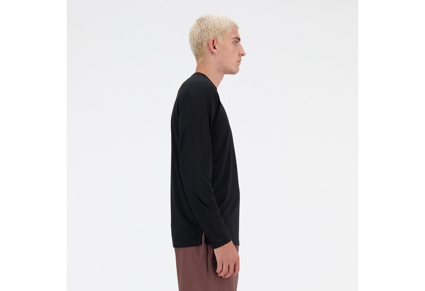 New Balance Laufshirt Sport Essentials Long Sleeve Langarm-Schnitt, mit Rundhalsausschnitt, unifarbenes Design Bild 5