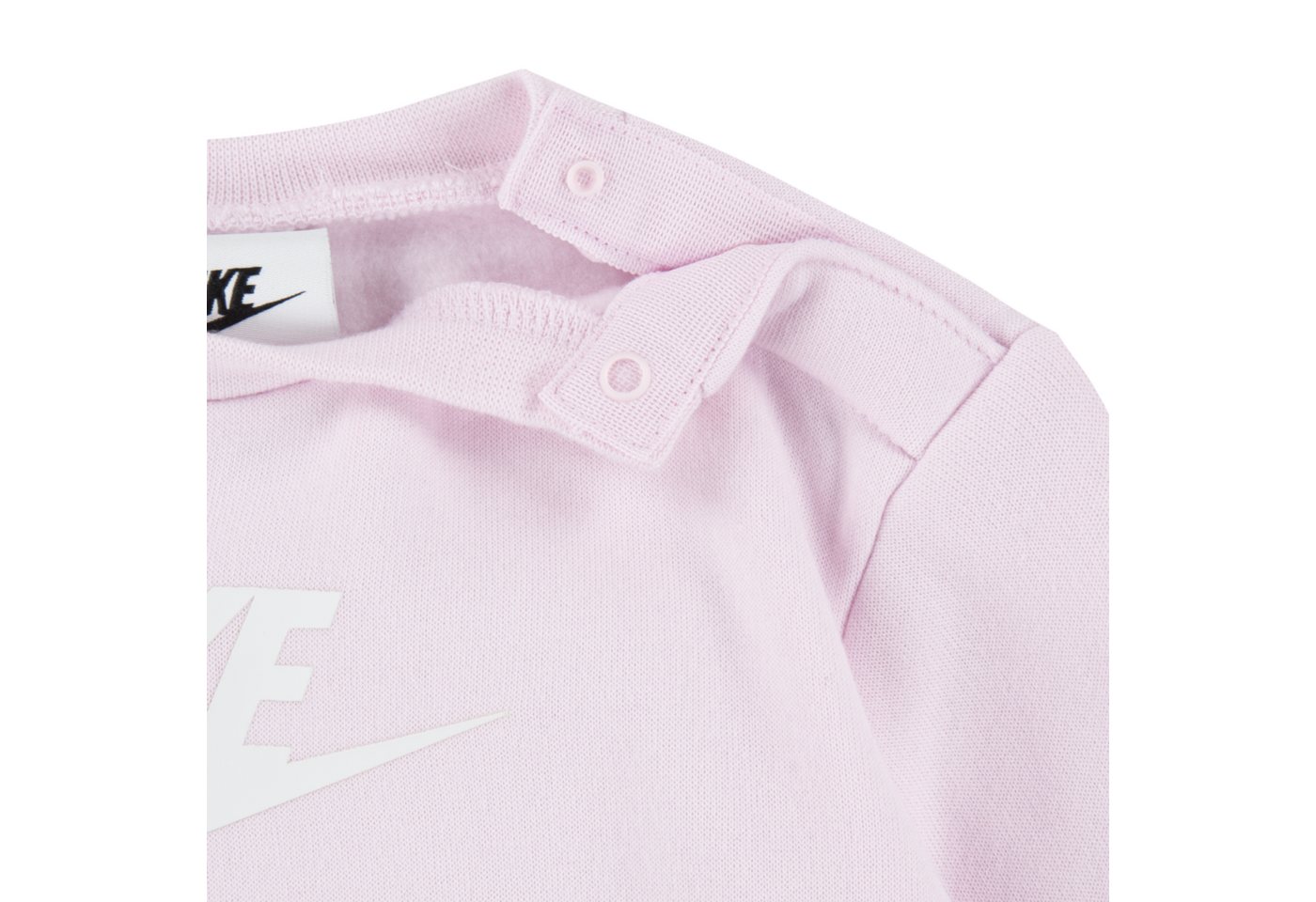 Nike Sportswear Jogginganzug NKN SUSTAINABLE CREW SET (Set, 2-tlg), für Babys, mit Druckknöpfen an der Schulter, aus Polyester, unifarben Bild 3