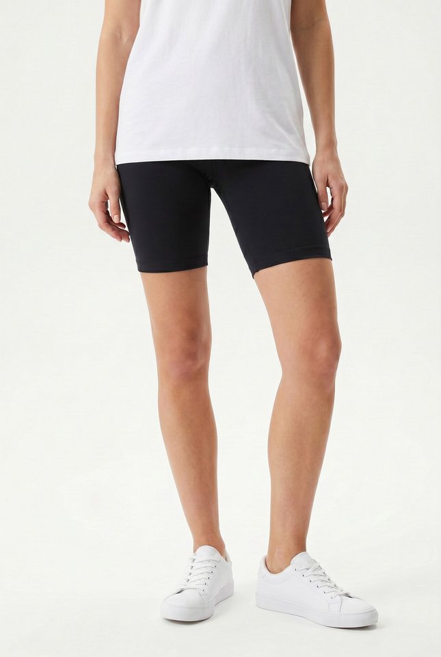Converse Radlerhose STAR CHEVRON BIKE SHORTS mit eingefasster Kante am Beinabschluss, aus Baumwolle und Elasthan Bild 2