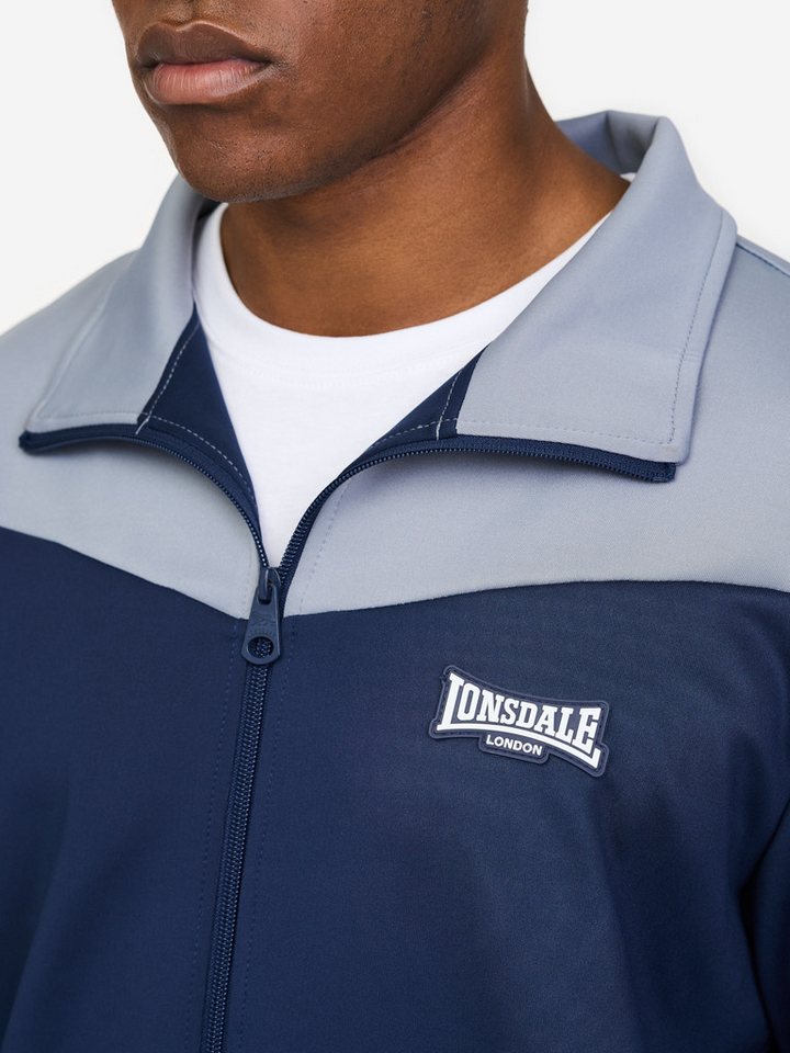 Lonsdale Trainingsanzug CAUNTON (2-tlg), mit Eingriffstaschen, aus Polyester und Elasthan
