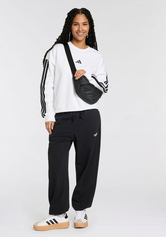 adidas Sportswear Sporthose ESSENTIALS LINEAR FRENCH TERRY CUFFED mit lockerem Schnitt, aus weichem French Terry