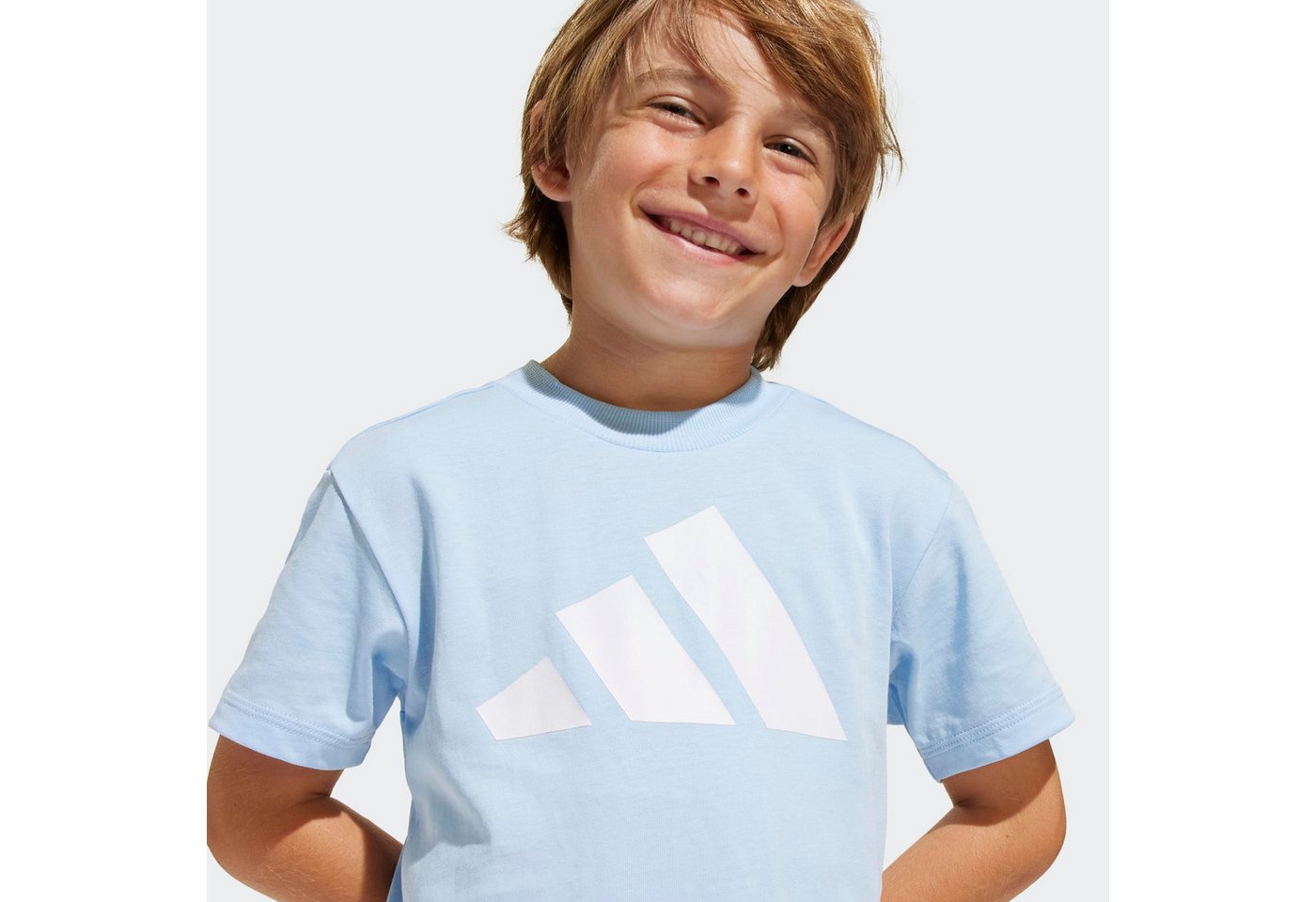 adidas Sportswear Trainingsanzug ESSENTIALS KIDS -SET (2-tlg), für Kinder, zweiteilig, aus Baumwolle Bild 2