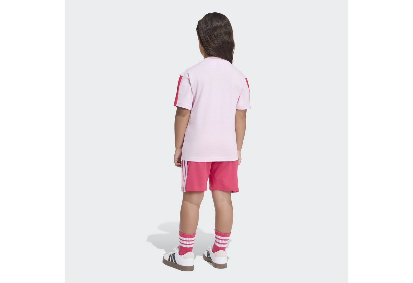 adidas Sportswear Trainingsanzug ESSENTIALS KIDS -SET (2-tlg), für Kinder, mit 2 Teilen, aus Baumwolle Bild 5