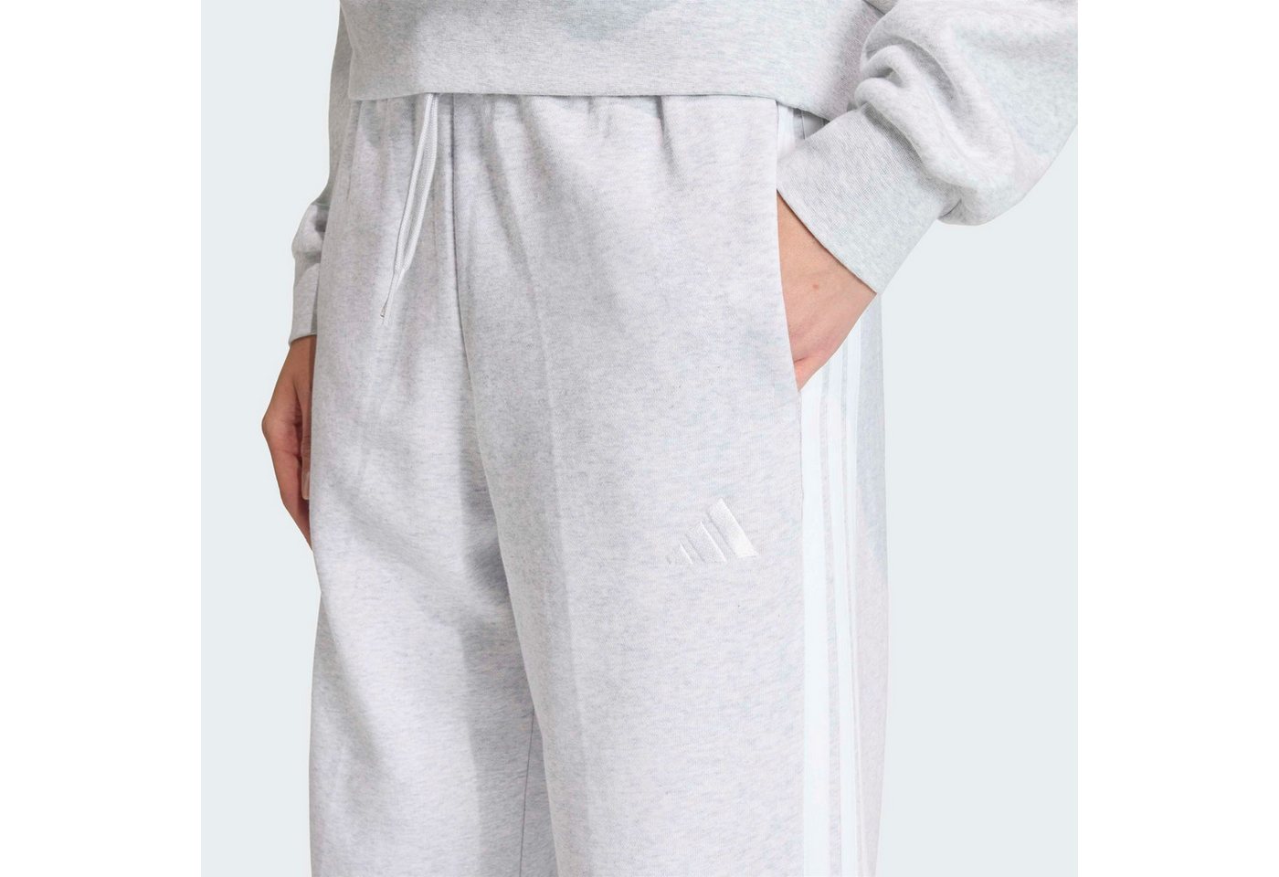 adidas Sportswear Sporthose ESSENTIALS 3-STREIFEN OPEN-HEM FRENCH TERRY