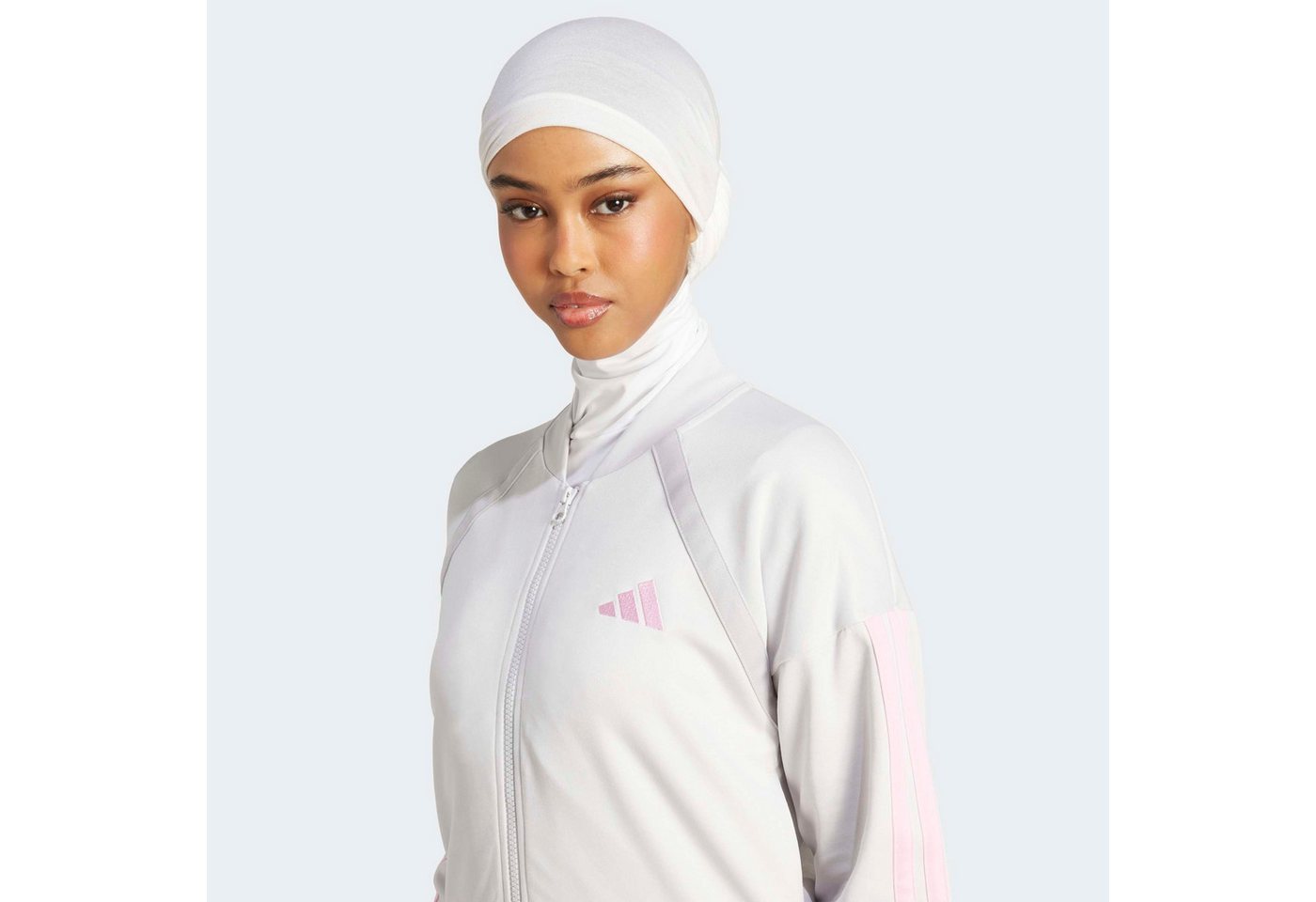 adidas Sportswear Trainingsanzug TEAMSPORT (2-tlg), Jacke schmal geschnitten, Hose regulär geschnitten, hoher Bund Bild 4