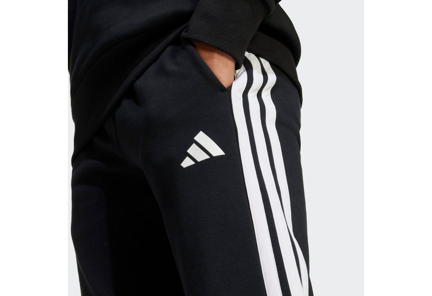 adidas Sportswear Sporthose J 3S TIB FL PT für Kinder, mit Gummizug, aus Baumwolle und Polyester Bild 2
