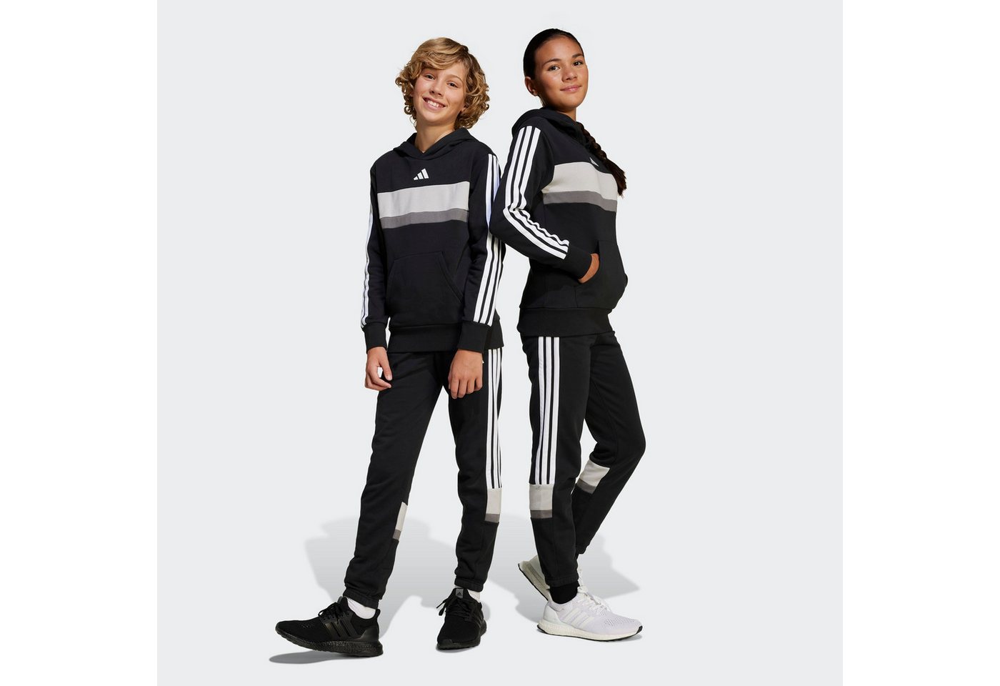adidas Sportswear Sporthose J 3S TIB FL PT für Kinder, mit Gummizug, aus Baumwolle und Polyester Bild 5