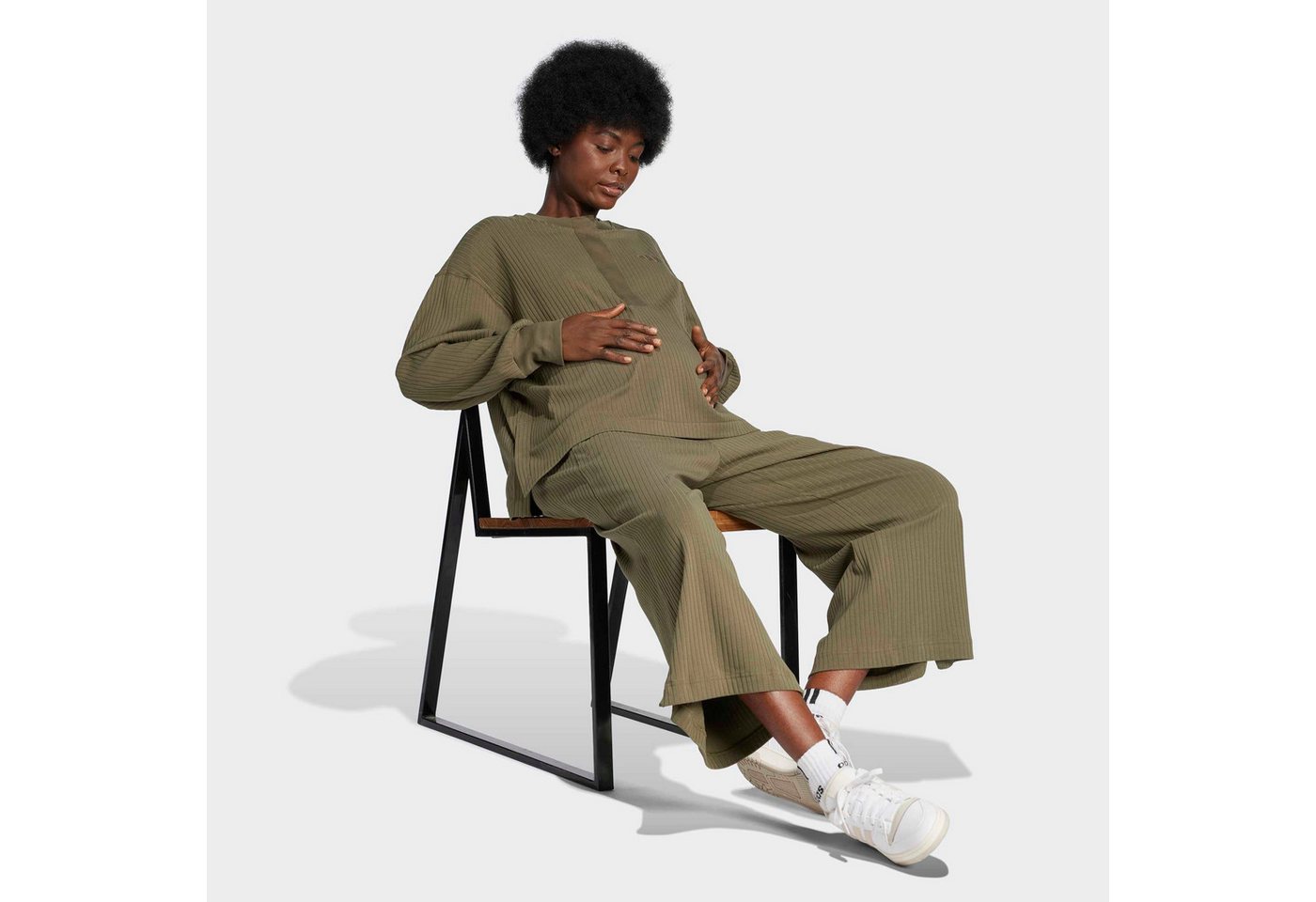 adidas Sportswear Trainingstights RIB HIGH-WAIST – UMSTANDSMODE Bild 3