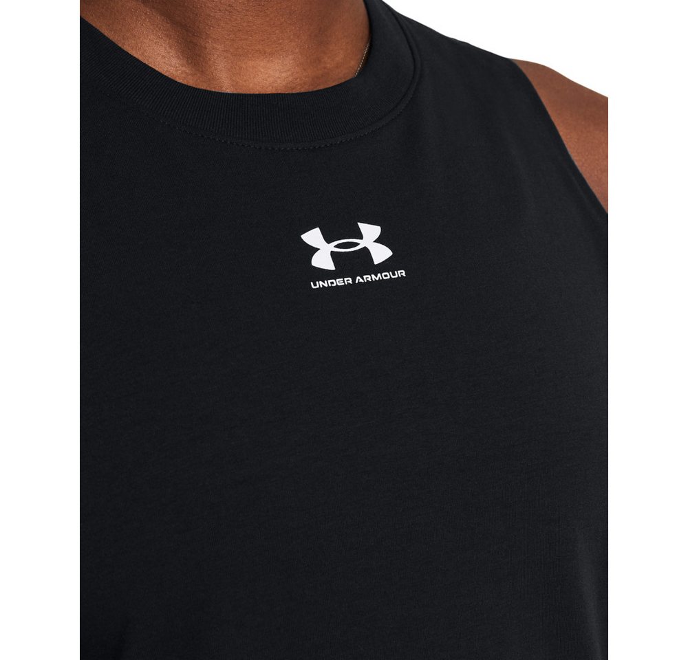 Under Armour® Trainingstop UA RIVAL MUSCLE TANK ärmelloses Design, mit Logodruck