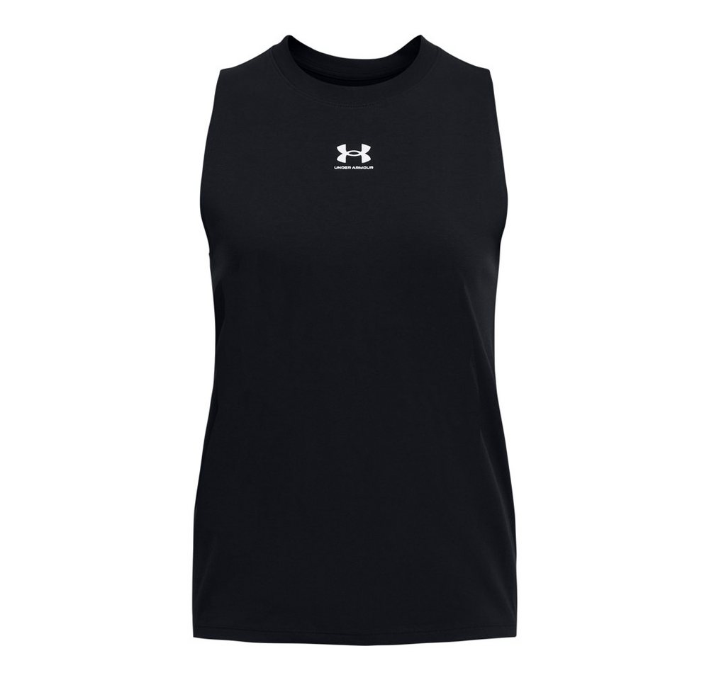 Under Armour® Trainingstop UA RIVAL MUSCLE TANK ärmelloses Design, mit Logodruck Bild 4