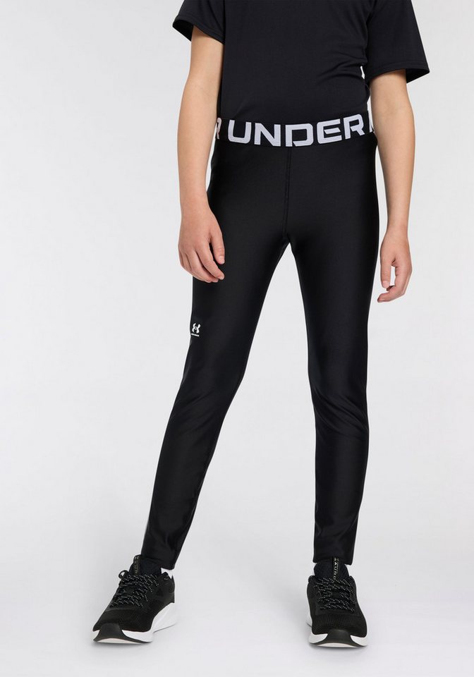 Under Armour® Trainingstights HeatGear® für Kinder, mit Logoschriftzug und Logodruck
