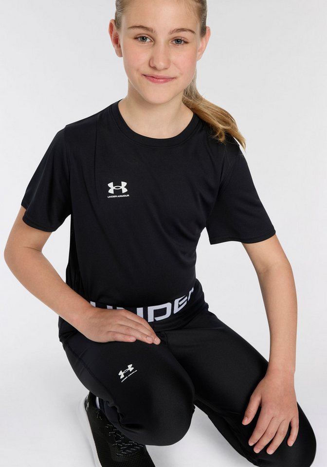 Under Armour® Trainingstights HeatGear® für Kinder, mit Logoschriftzug und Logodruck Bild 3