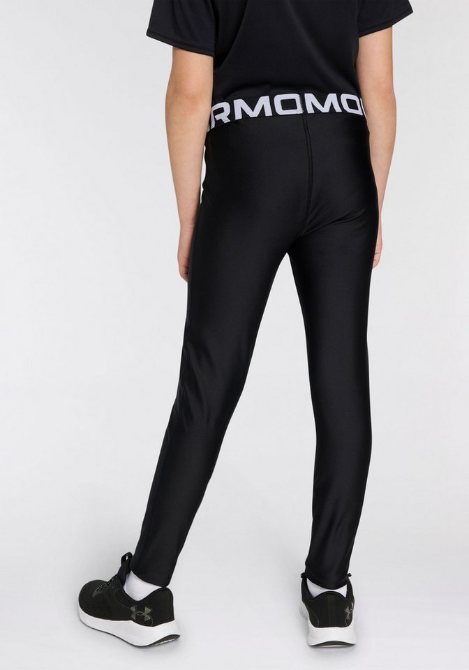 Under Armour® Trainingstights HeatGear® für Kinder, mit Logoschriftzug und Logodruck Bild 4
