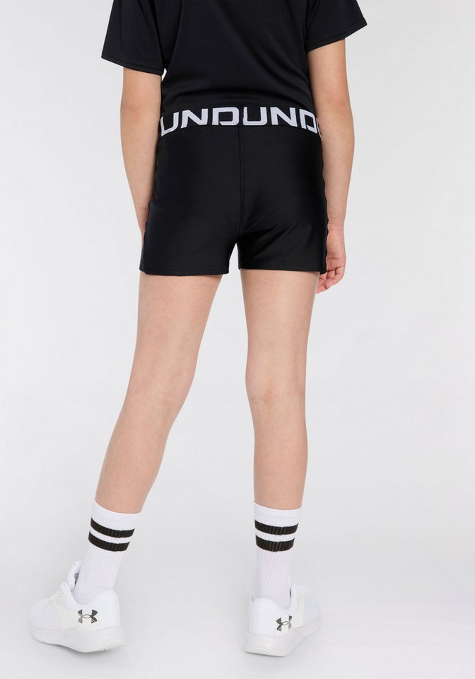 Under Armour® Trainingsshorts HeatGear® für Kinder, mit Logodruck und Logoschriftzügen Bild 2