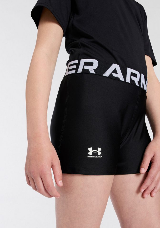 Under Armour® Trainingsshorts HeatGear® für Kinder, mit Logodruck und Logoschriftzügen Bild 5