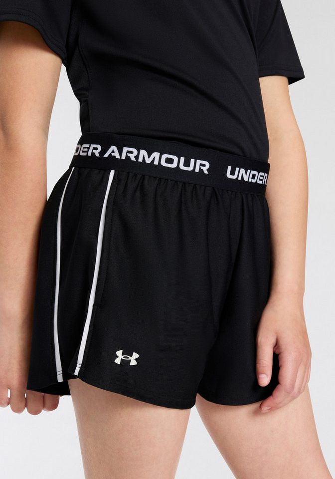 Under Armour® Trainingsshorts TECH mit Logoschriftzügen und Logodruck, leichtes Material Bild 2