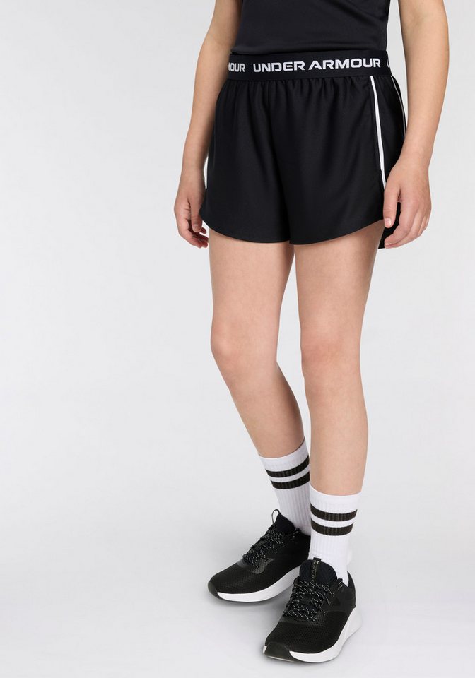 Under Armour® Trainingsshorts TECH mit Logoschriftzügen und Logodruck, leichtes Material Bild 4