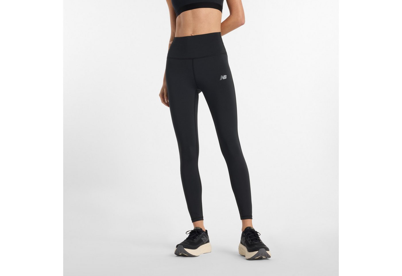 New Balance Lauftights Sleek High Rise Legging 25" für Laufen, mit hohem Bund Bild 3