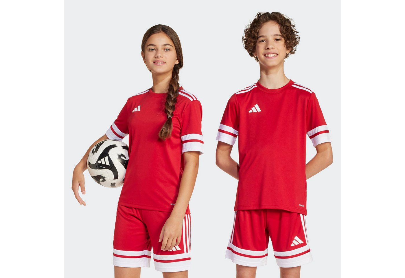 adidas Performance Fußballtrikot SQUADRA 25 KIDS TRIKOT für Kinder, mit AEROREADY-Technologie, aus Polyester, Kurzarmdesign Bild 2