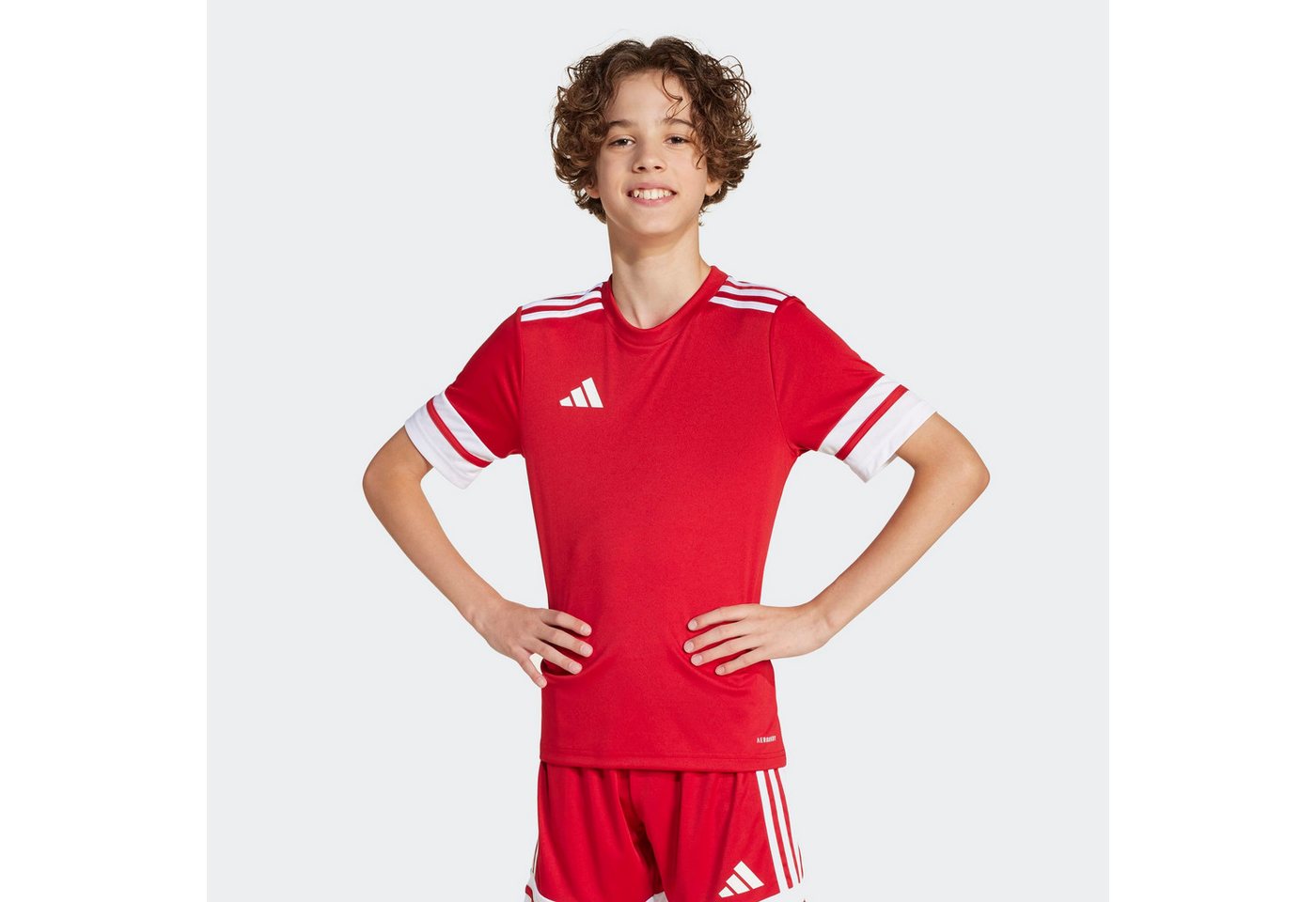 adidas Performance Fußballtrikot SQUADRA 25 KIDS TRIKOT für Kinder, mit AEROREADY-Technologie, aus Polyester, Kurzarmdesign Bild 5
