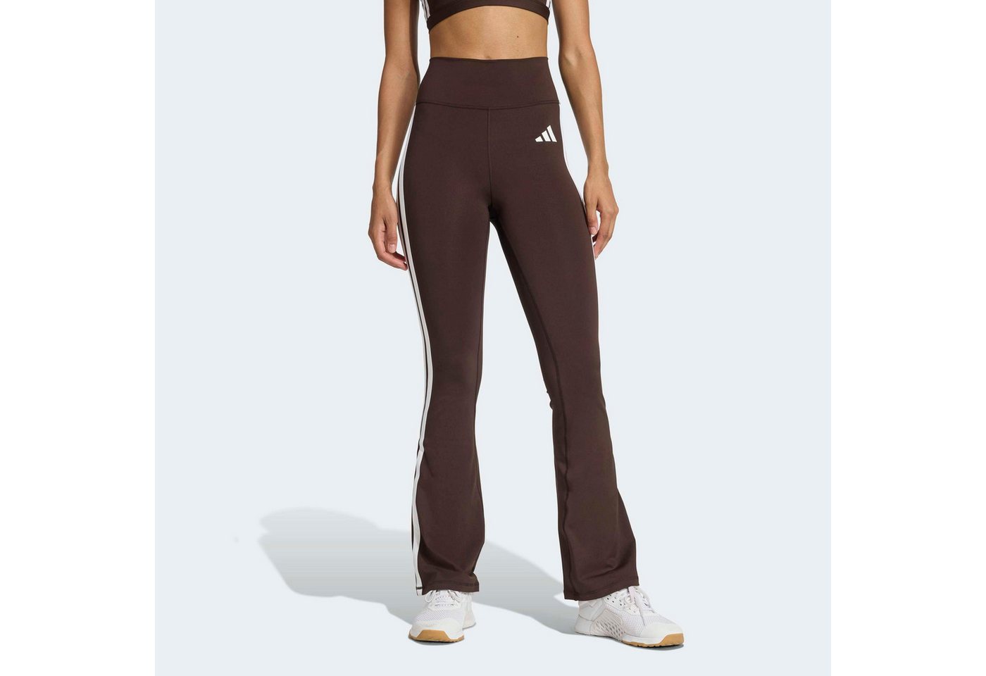 adidas Performance Trainingstights OPT ESS 3S FLAR aus Polyester und Elasthan, mit climacool® Technologie