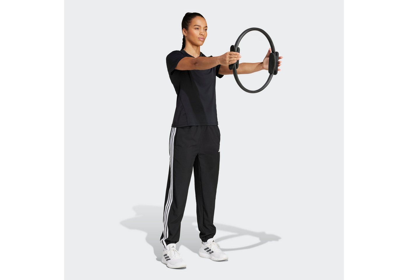 adidas Performance Sporthose TRAIN ESSENTIALS 3-STREIFEN WOVEN Bild 3