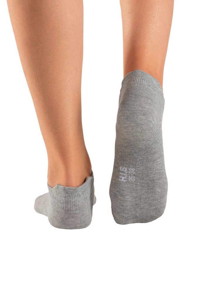 H.I.S Sportsocken Damen Herren Kurzsocken und Sneakersocken in einem Pack (Packung, 6-Paar, Gr. 35-38 bis 47-48) weicher Baumwollmix mit verstärkter Ferse und Spitze Bild 4