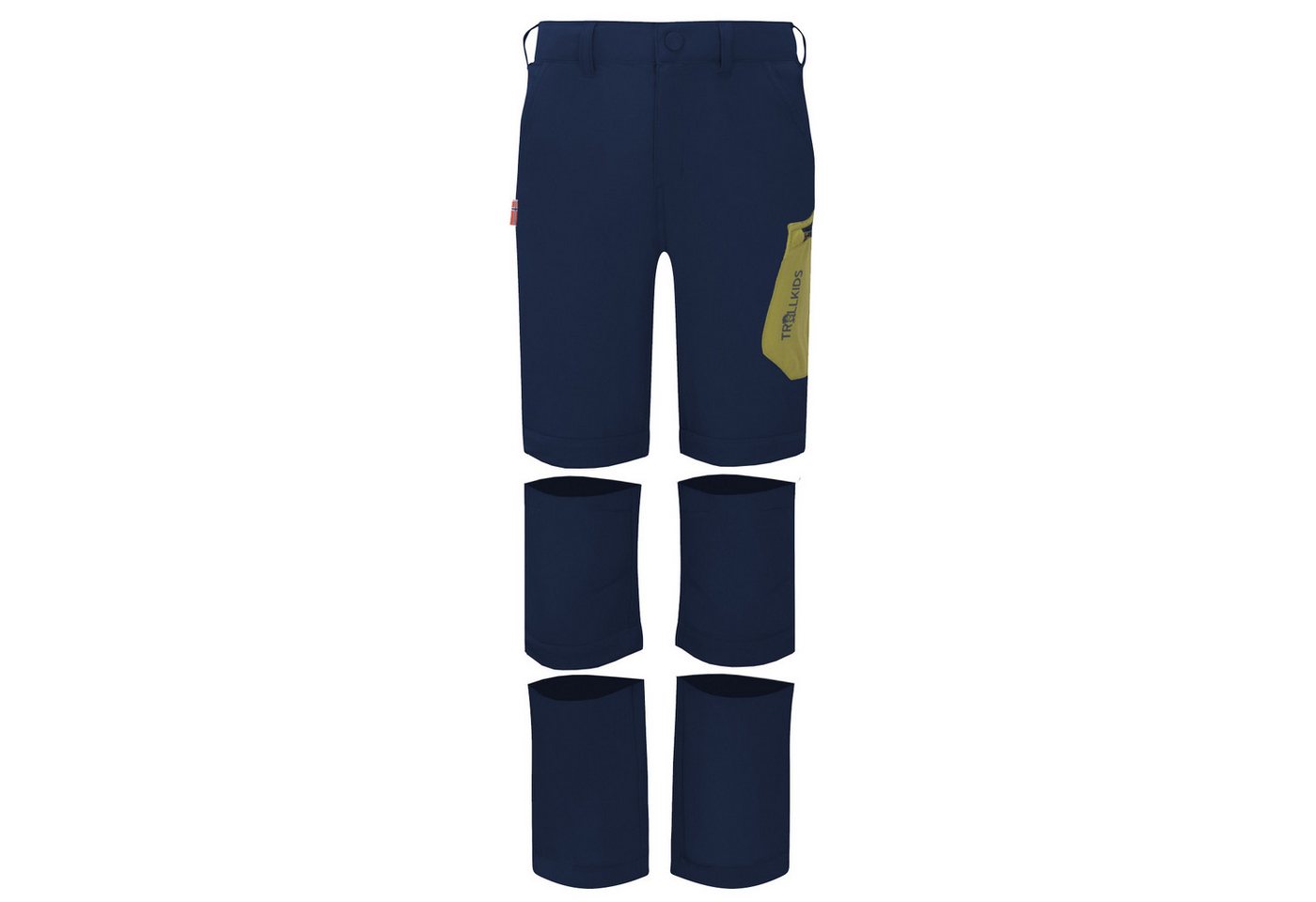 TROLLKIDS Zip-off-Hose Kids Preikestolen Double Zip-Off Pants doppelte Zip-off-Funktion, atmungsaktives Material, schnelltrocknend Bild 3