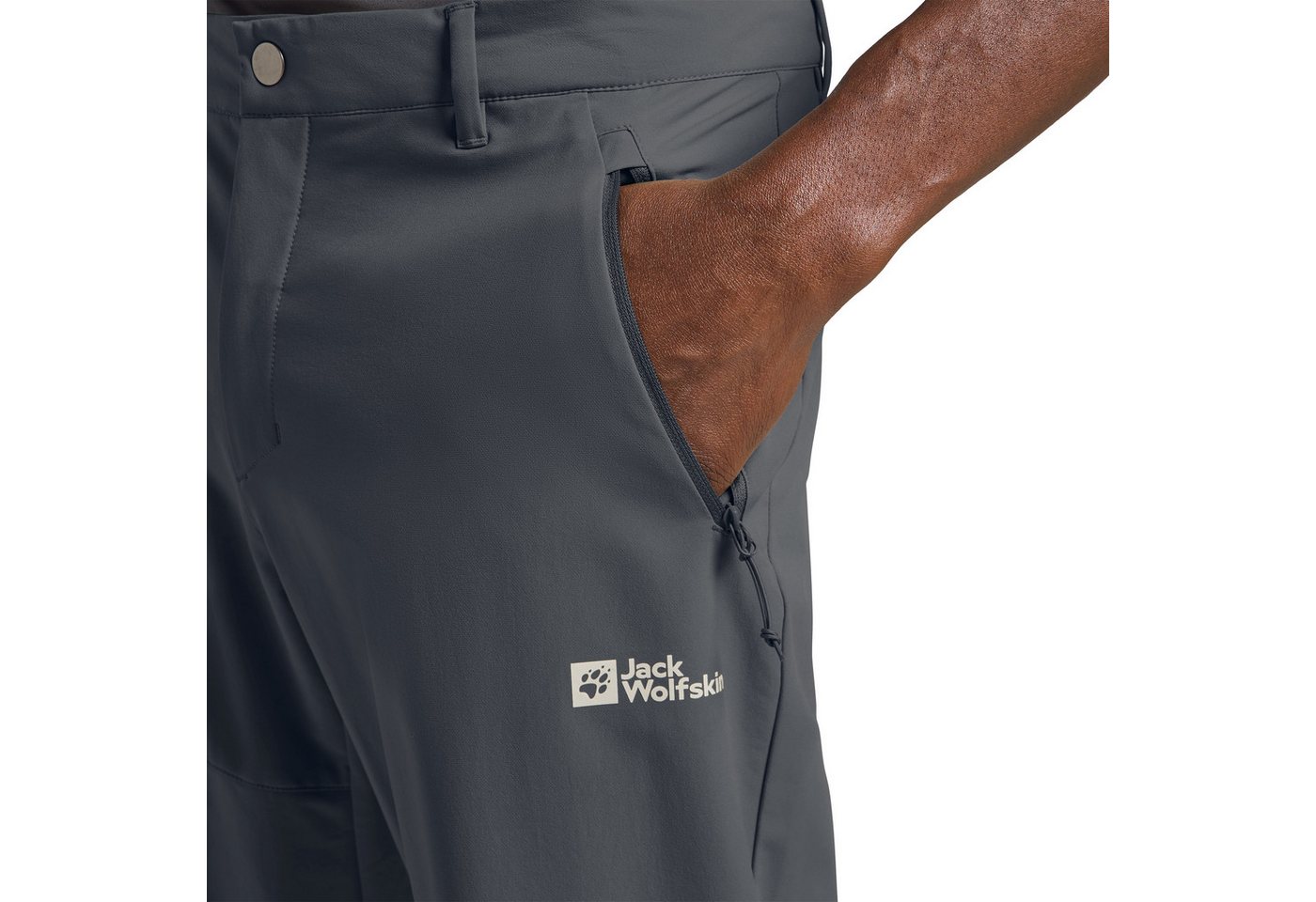 Jack Wolfskin Softshellhose PICO TRAIL PANTS M mit Oberschenkeltasche, windabweisend, atmungsaktiv Bild 2