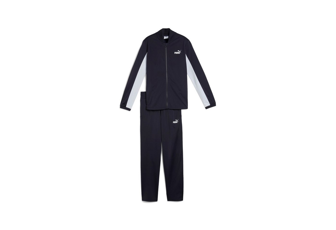PUMA Trainingsanzug POLY BASEBALL SUIT B (2-tlg), 2-teilig, Jacke mit Stehkragen, mit Logo-Gummiprints Bild 2