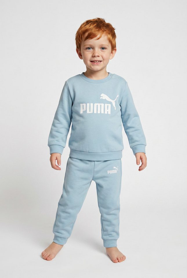 PUMA Trainingsanzug MINICATS ESS CREW SET FL INF (2-tlg), aus kuscheligem Fleecestoff Bild 3