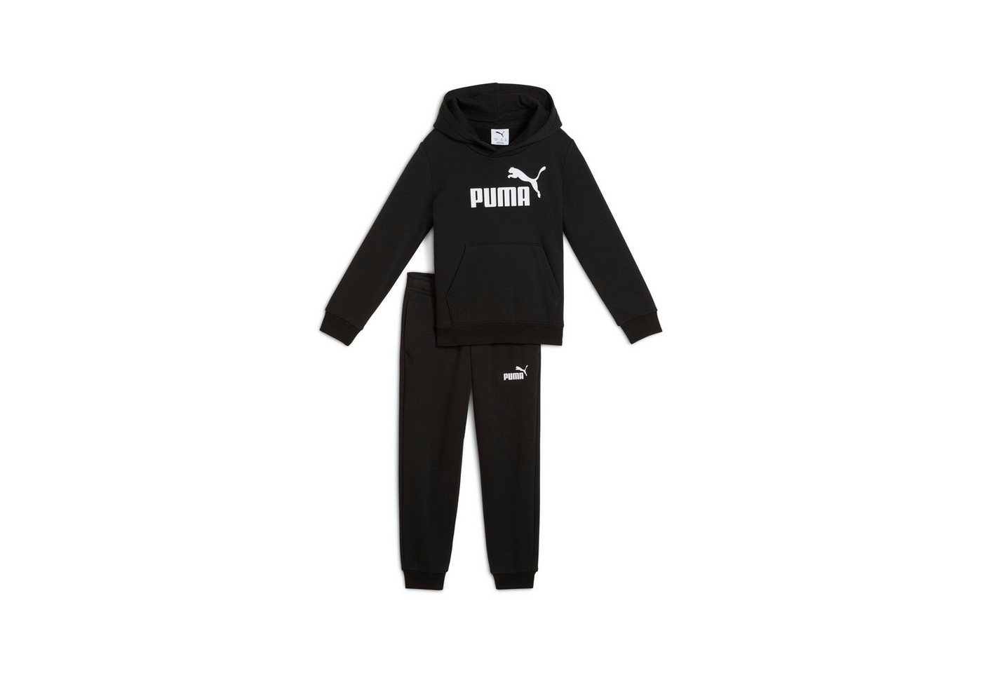 PUMA Trainingsanzug ESS NO1 LOGO SWEAT SUIT FL PS (2-tlg), mit Kapuze, bequeme Passform