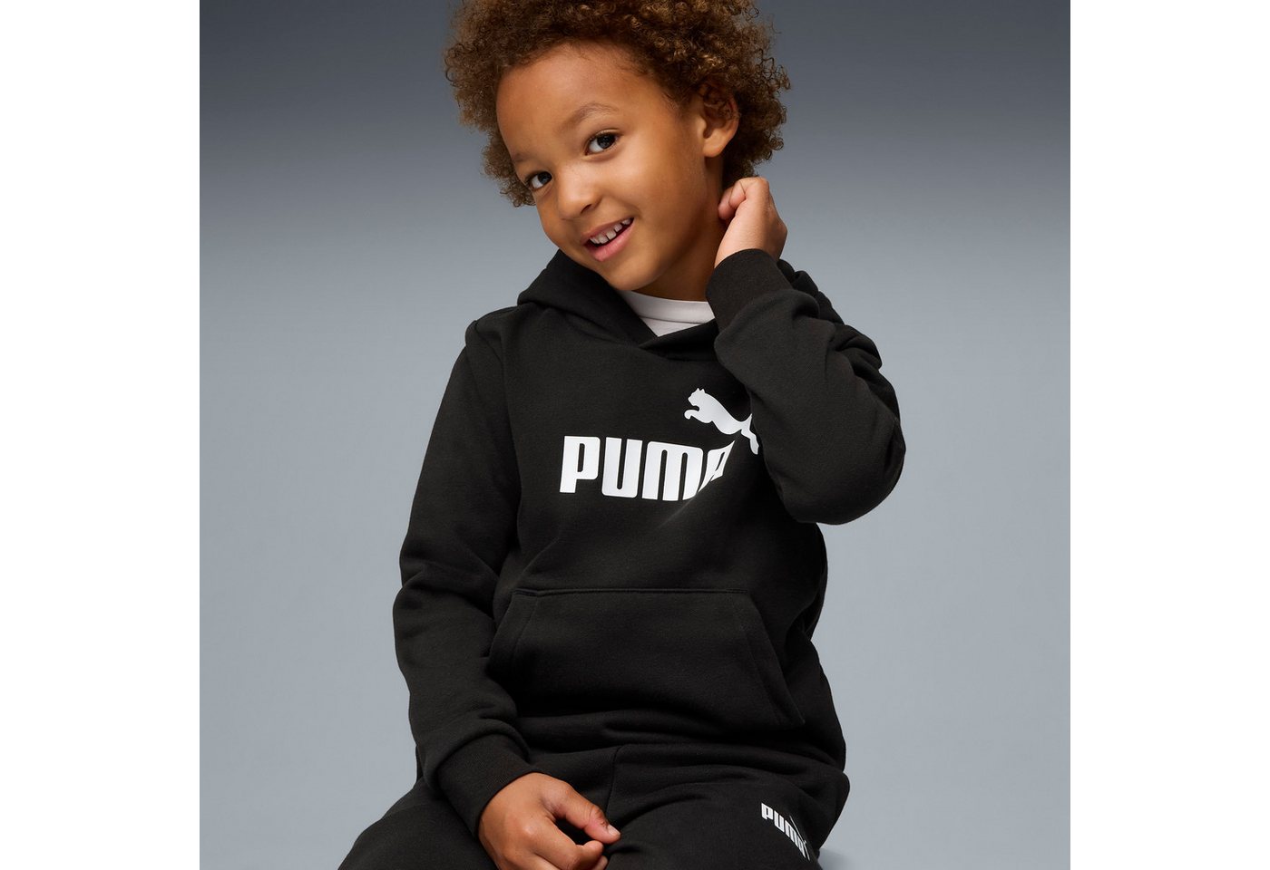 PUMA Trainingsanzug ESS NO1 LOGO SWEAT SUIT FL PS (2-tlg), mit Kapuze, bequeme Passform Bild 3