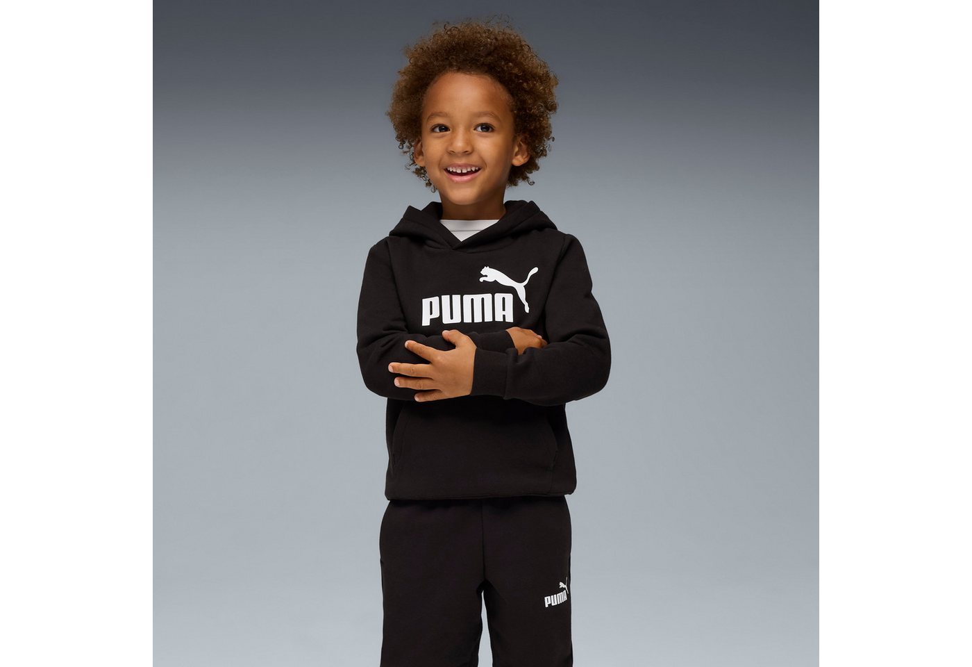 PUMA Trainingsanzug ESS NO1 LOGO SWEAT SUIT FL PS (2-tlg), mit Kapuze, bequeme Passform Bild 5
