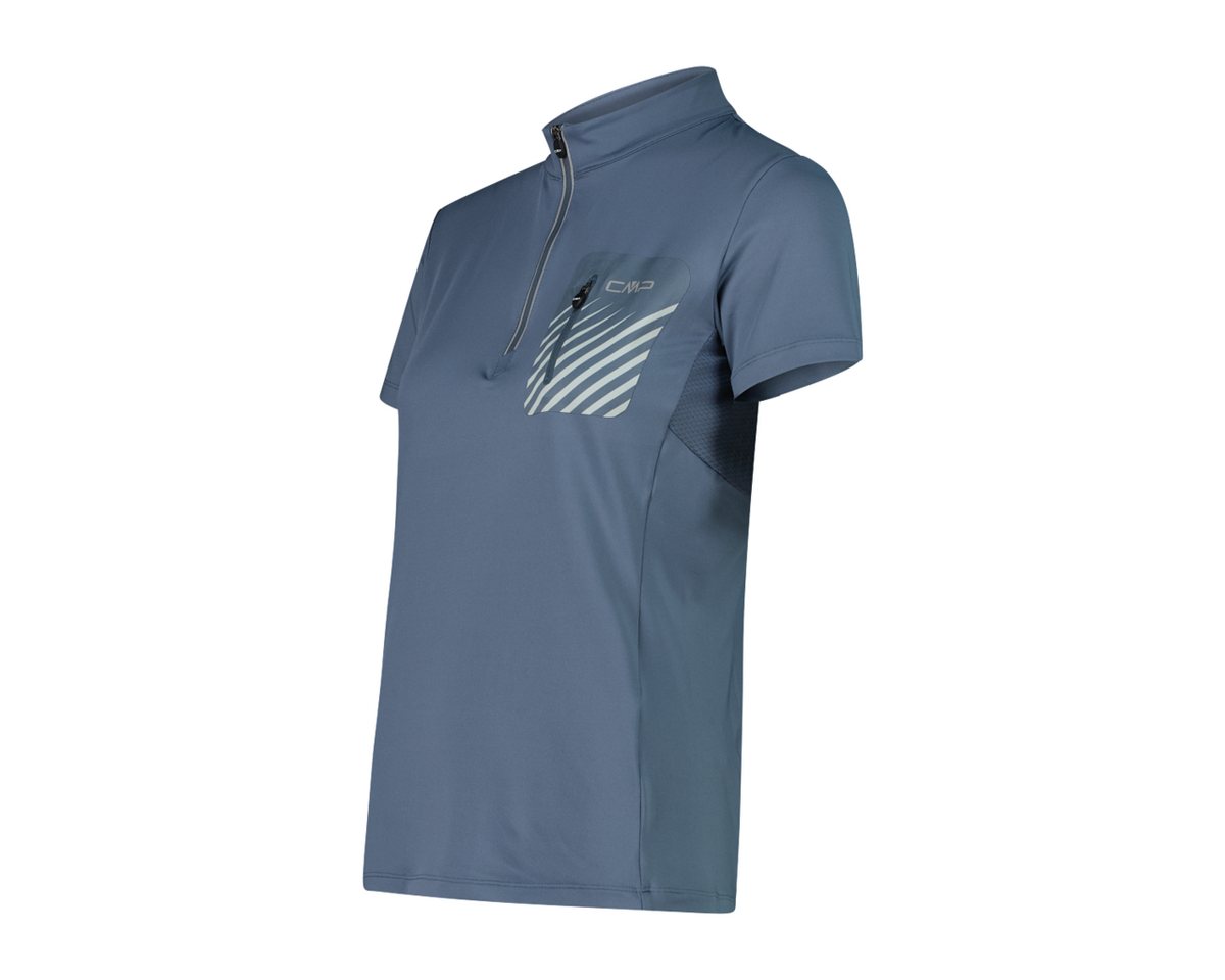 CMP Radtrikot Kurzarm-Design, mit Rundhalsausschnitt und Reißverschluss Bild 4