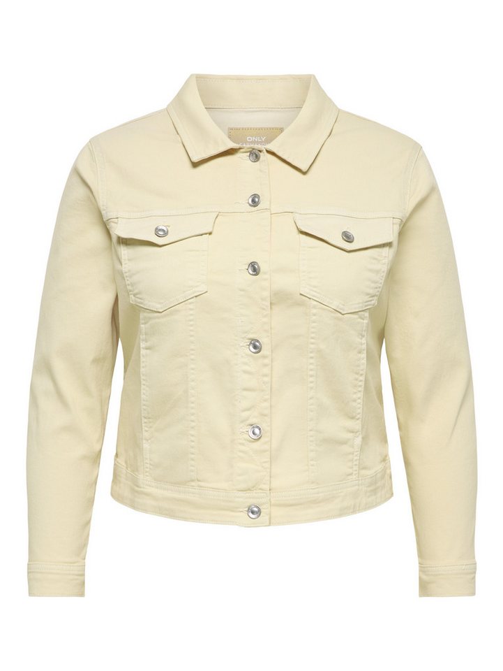ONLY CARMAKOMA Jeansjacke CARWESPA COLOUR DENIM JACKET DNM Baumwollmischung Bild 2