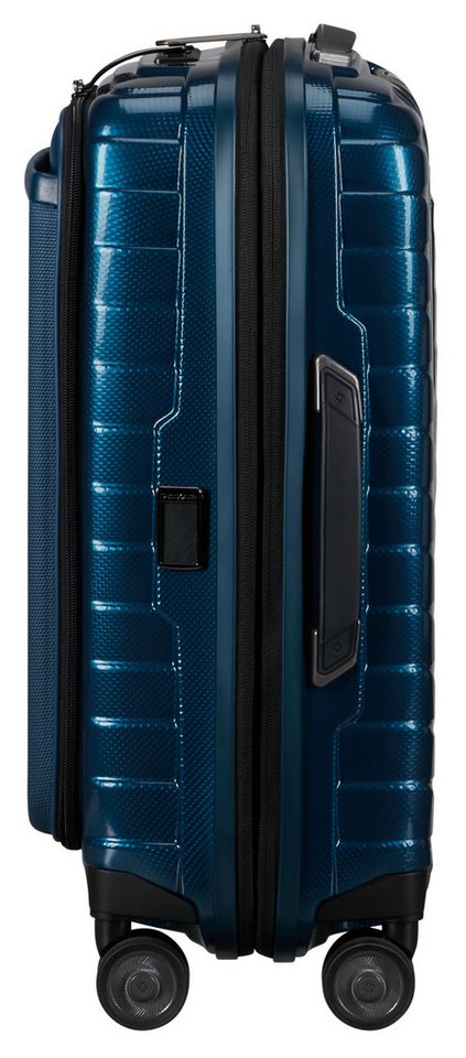 Samsonite Hartschalen-Trolley PROXIS 55 EXP easy access, 4 Rollen, aus Polypropylen, mit Kreuzspanngurten und Reißverschluss-Trennwänden Bild 3