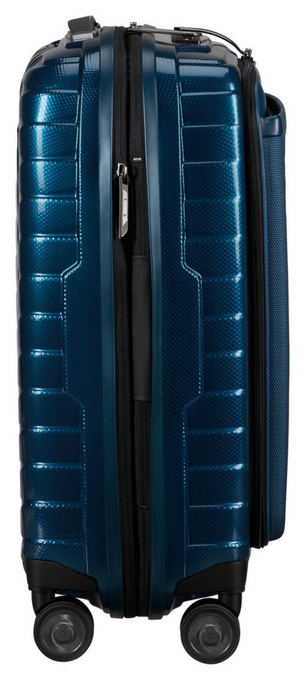 Samsonite Hartschalen-Trolley PROXIS 55 EXP easy access, 4 Rollen, aus Polypropylen, mit Kreuzspanngurten und Reißverschluss-Trennwänden Bild 4
