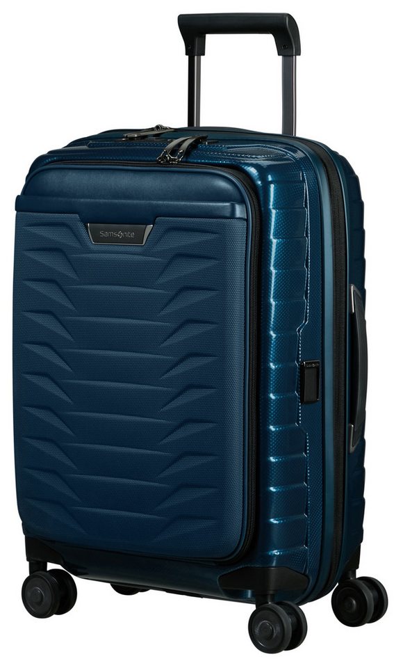 Samsonite Hartschalen-Trolley PROXIS 55 EXP easy access, 4 Rollen, aus Polypropylen, mit Kreuzspanngurten und Reißverschluss-Trennwänden Bild 5