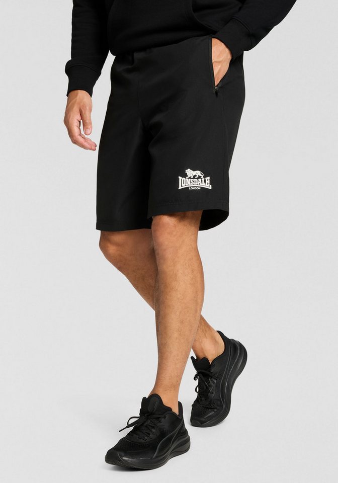 Lonsdale Trainingsshorts BROXFIELD mit seitlichen Reißverschlusstaschen, aus leichtem Polyestergewebe Bild 2