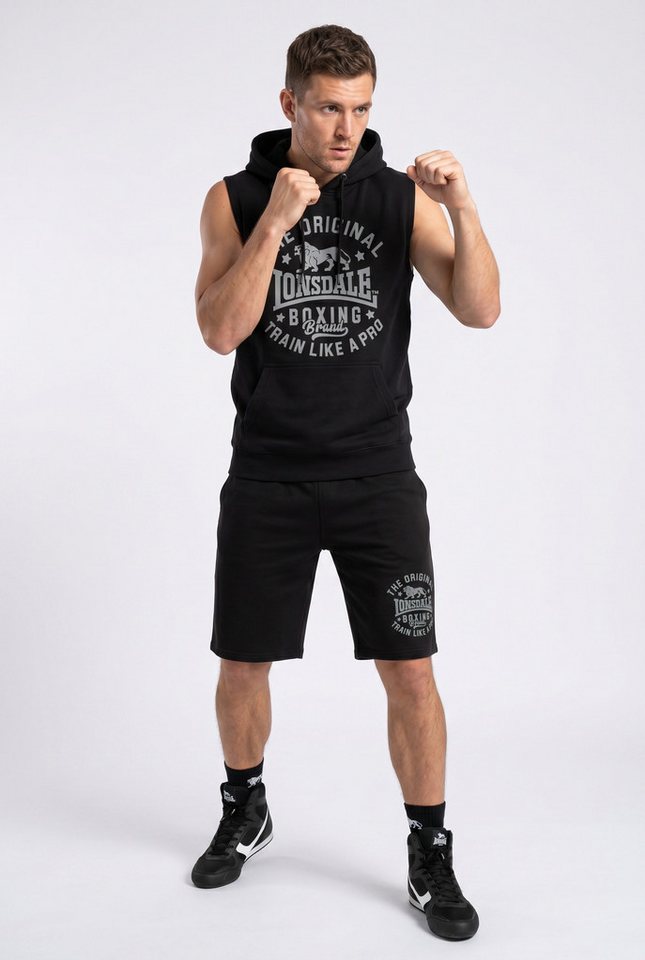 Lonsdale Trainingsanzug SHOTLEY (2-tlg), zweiteiliges Set, ärmelloser Hoodie und Shorts, aus Fleecestoff Bild 3