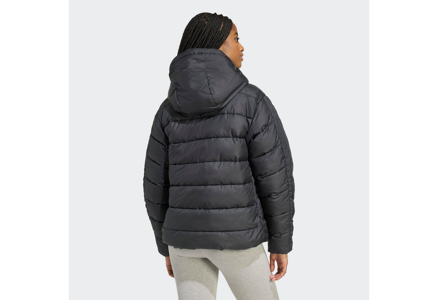 adidas Sportswear Outdoorjacke ESSENTIALS CLIMAWARM 3-STREIFEN mit Kapuze, CLIMAWARM Bild 2
