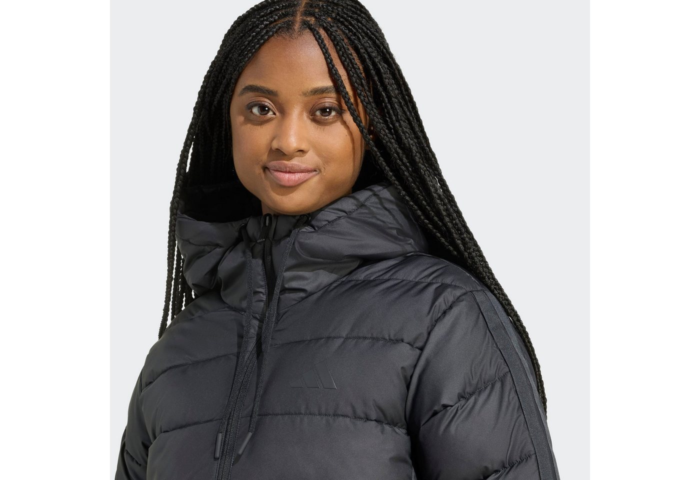 adidas Sportswear Outdoorjacke ESSENTIALS CLIMAWARM 3-STREIFEN mit Kapuze, CLIMAWARM Bild 5